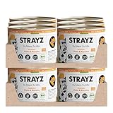 STRAYZ - Bio Katzenfutter in Soße - Pute & Karotte: Getreidefreies Katzenfutter hoher Fleischanteil ohne Zucker - Spendet für Straßenkatzen (12x200g)